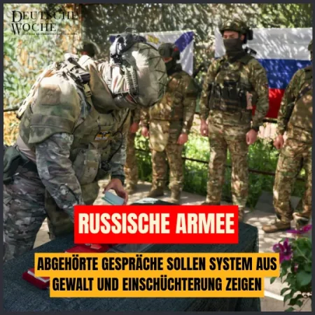 Russische Armee: Abgehörte Gespräche sollen System aus Gewalt und Einschüchterung zeigen