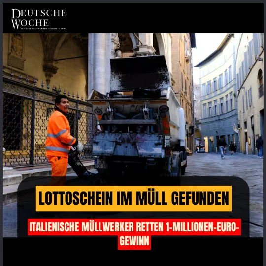 Lottoschein im Müll gefunden: Italienische Müllwerker retten 1-Millionen-Euro-Gewinn Lottoschein im Müll gefunden: Italienische Müllwerker retten 1-Millionen-Euro-Gewinn
