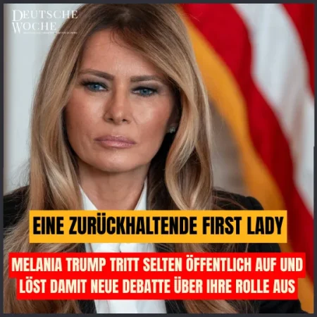 Melania Trump tritt selten öffentlich auf und löst damit neue Debatte über ihre Rolle aus Melania Trump tritt selten öffentlich auf und löst damit neue Debatte über ihre Rolle aus