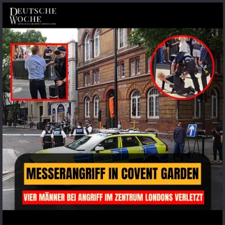 Messerangriff in Covent Garden: Vier Männer bei Angriff im Zentrum Londons verletzt Messerangriff in Covent Garden: Vier Männer bei Angriff im Zentrum Londons verletzt