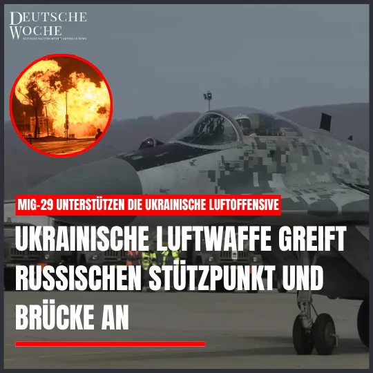 MiG-29 unterstützen die ukrainische Luftoffensive
