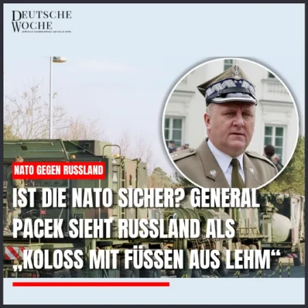 Ist die NATO sicher? General Pacek sieht Russland als „Koloss mit Füßen aus Lehm“