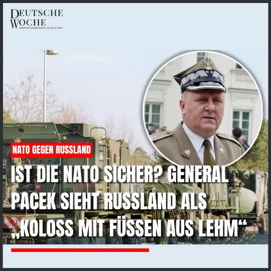 Ist die NATO sicher? General Pacek sieht Russland als „Koloss mit Füßen aus Lehm“ Ist die NATO sicher? General Pacek sieht Russland als „Koloss mit Füßen aus Lehm“