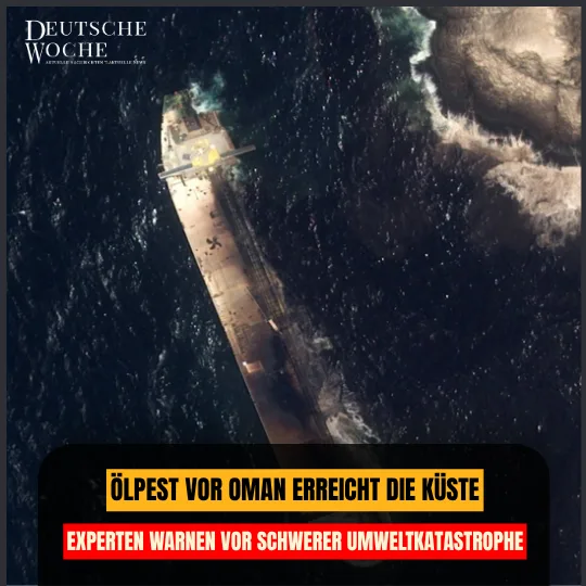Ölpest vor Oman erreicht die Küste: Experten warnen vor schwerer Umweltkatastrophe Ölpest vor Oman erreicht die Küste: Experten warnen vor schwerer Umweltkatastrophe