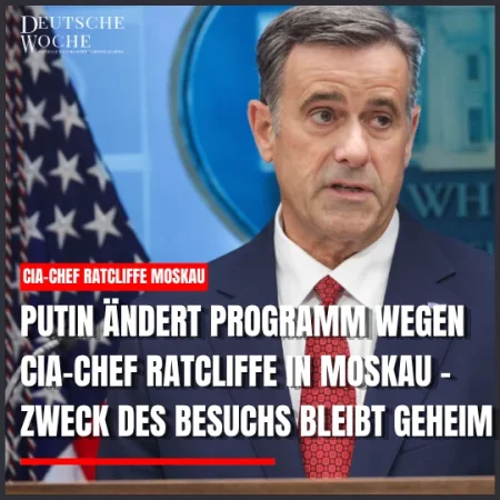 Putin ändert Programm wegen CIA-Chef Ratcliffe in Moskau – Zweck des Besuchs bleibt geheim