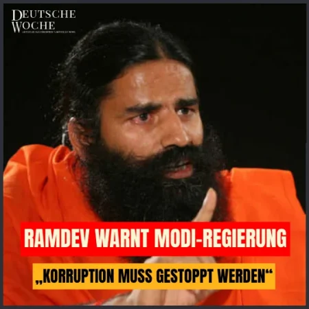 Ramdev warnt Modi-Regierung: „Korruption muss gestoppt werden“