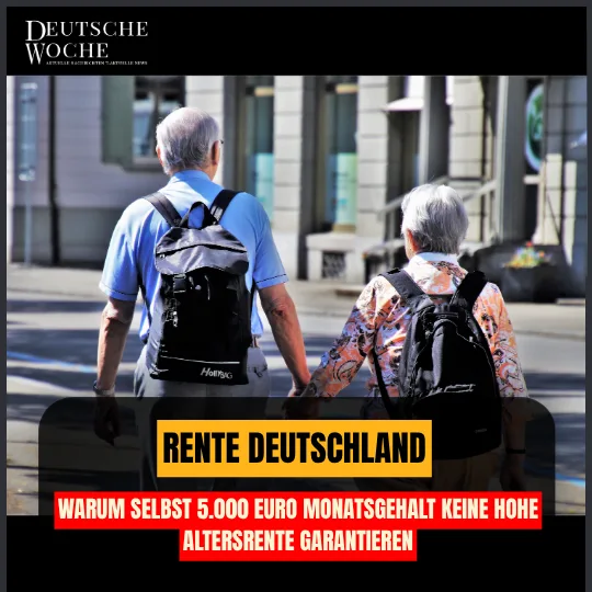Rente Deutschland: Warum selbst 5.000 Euro Monatsgehalt keine hohe Altersrente garantieren Rente Deutschland: Warum selbst 5.000 Euro Monatsgehalt keine hohe Altersrente garantieren