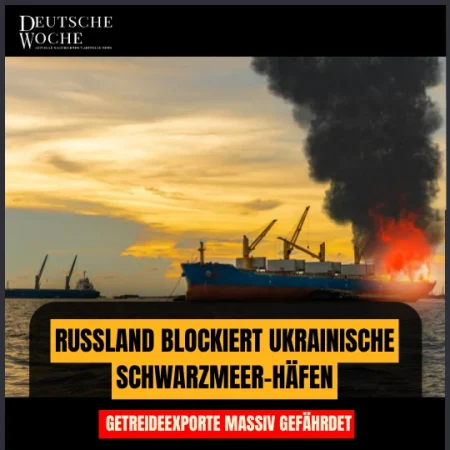 Russland blockiert ukrainische Schwarzmeer-Häfen – Getreideexporte massiv gefährdet