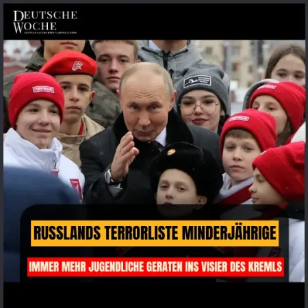 Russlands Terrorliste Minderjährige: Immer mehr Jugendliche geraten ins Visier des Kremls