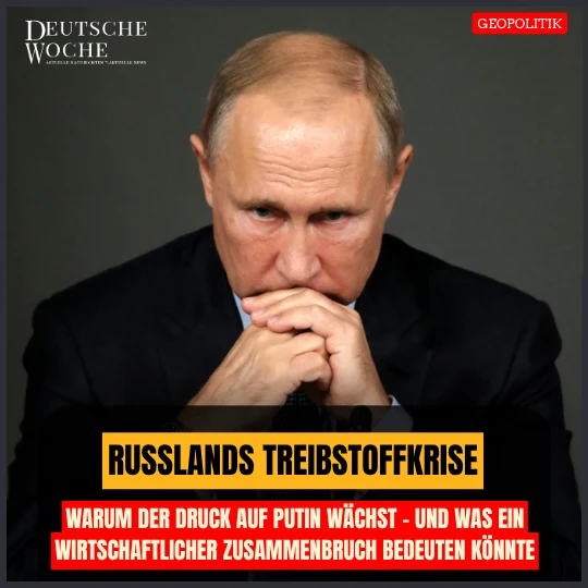 Russlands Treibstoffkrise: Warum der Druck auf Putin wächst – und was ein wirtschaftlicher Zusammenbruch bedeuten könnte Russlands Treibstoffkrise: Warum der Druck auf Putin wächst – und was ein wirtschaftlicher Zusammenbruch bedeuten könnte