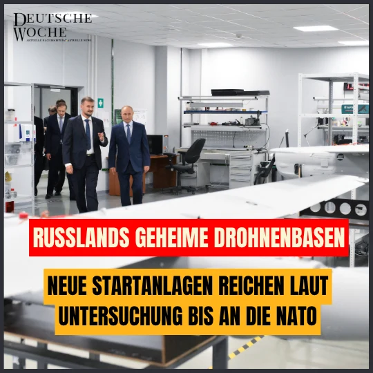 Russlands geheime Drohnenbasen: Neue Startanlagen reichen laut Untersuchung bis an die NATO Russlands geheime Drohnenbasen: Neue Startanlagen reichen laut Untersuchung bis an die NATO