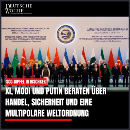 SCO-Gipfel in Bischkek: Xi, Modi und Putin beraten über Handel, Sicherheit und eine multipolare Weltordnung