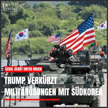 Trump verkürzt Militärübungen mit Südkorea – Seoul gerät unter Druck