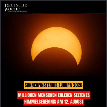 Sonnenfinsternis Europa 2026: Millionen Menschen erleben seltenes Himmelsereignis am 12. August