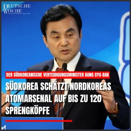 Südkorea schätzt Nordkoreas Atomarsenal auf bis zu 120 Sprengköpfe
