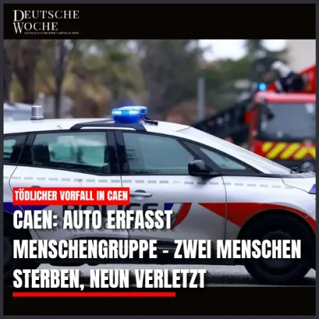 Tödlicher Vorfall in Caen: Auto erfasst Menschengruppe
