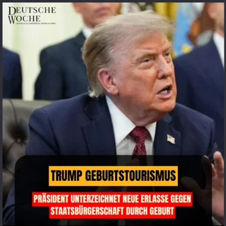 Trump Geburtstourismus: Präsident unterzeichnet neue Erlasse gegen Staatsbürgerschaft durch Geburt Trump Geburtstourismus: Präsident unterzeichnet neue Erlasse gegen Staatsbürgerschaft durch Geburt