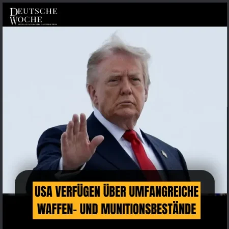 Trump: USA verfügen über umfangreiche Waffen- und Munitionsbestände