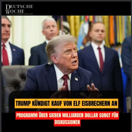Trump kündigt Kauf von elf Eisbrechern an – Programm über sieben Milliarden Dollar sorgt für Diskussionen