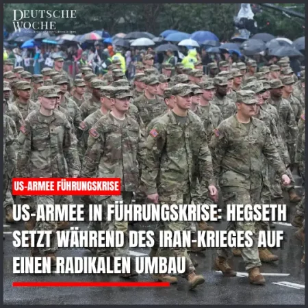 US-Armee in Führungskrise: Hegseth setzt während des Iran-Krieges auf einen radikalen Umbau