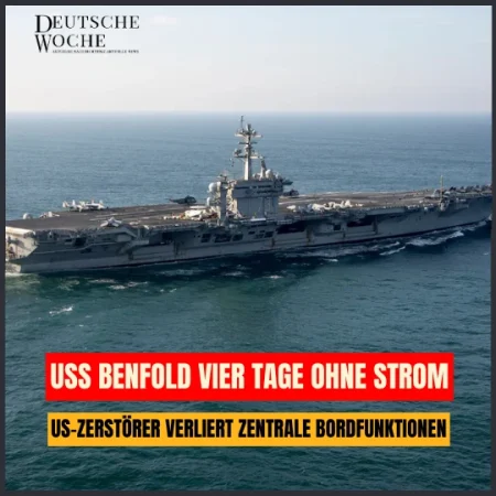 USS Benfold vier Tage ohne Strom US-Zerstörer verliert zentrale Bordfunktionen