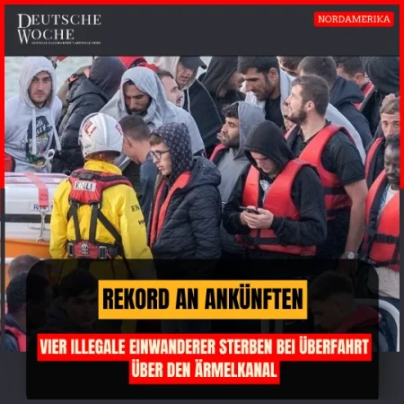 Vier illegale Einwanderer sterben bei Überfahrt über den Ärmelkanal – Rekord an Ankünften