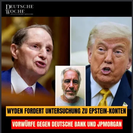 Wyden fordert Untersuchung zu Epstein-Konten großer Wall-Street-Banken