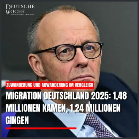 Migration Deutschland 2025: 1,48 Millionen kamen, 1,24 Millionen gingen Migration Deutschland 2025: 1,48 Millionen kamen, 1,24 Millionen gingen