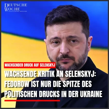 Wachsende Kritik an Selenskyj: Fedorow ist nur die Spitze des politischen Drucks in der Ukraine
