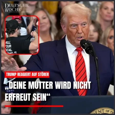 „Deine Mutter wird nicht erfreut sein“: Trump reagiert auf Störer bei Wahlkampfauftritt