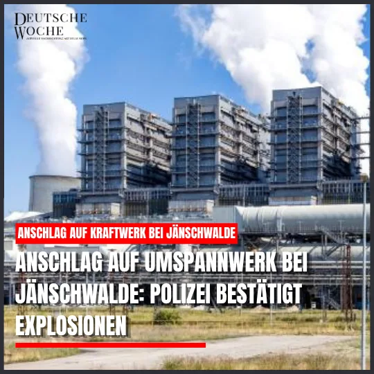 Anschlag auf Umspannwerk bei Jänschwalde: Polizei bestätigt Explosionen Anschlag auf Kraftwerk bei Jänschwalde: Polizei bestätigt Explosionen