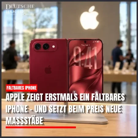Apple zeigt erstmals ein faltbares iPhone – und setzt beim Preis neue Maßstäbe