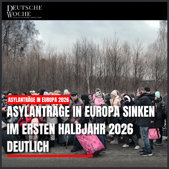 Asylanträge in Europa sinken im ersten Halbjahr 2026 deutlich Asylanträge in Europa sinken im ersten Halbjahr 2026 deutlich
