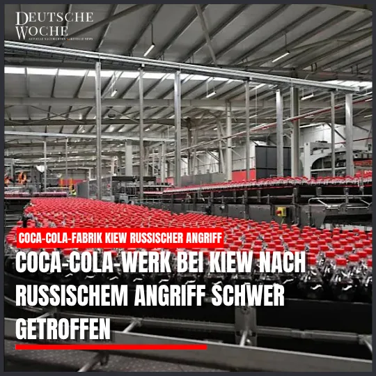 Coca-Cola-Werk bei Kiew nach russischem Angriff schwer getroffen Coca-Cola-Fabrik bei Kiew nach russischem Angriff schwer getroffen