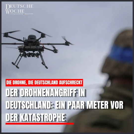 Die Drohne, die Deutschland aufschreckt Der Drohnenangriff in Deutschland Ein paar Meter vor der Katastrophe