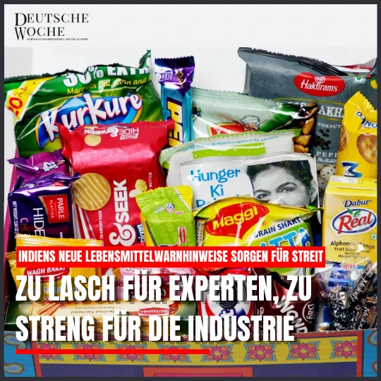 Indiens neue Lebensmittelwarnhinweise sorgen für Streit: Zu lasch für Experten, zu streng für die Industrie