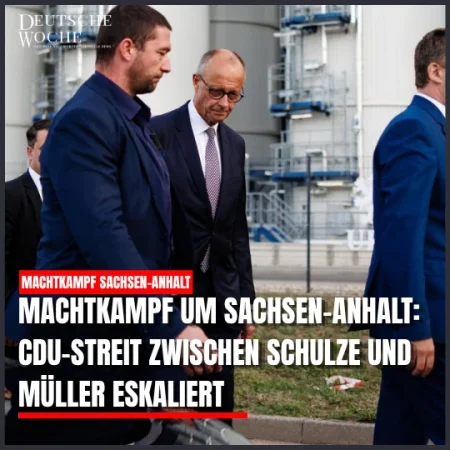 Machtkampf um Sachsen-Anhalt: CDU-Streit zwischen Schulze und Müller eskaliert