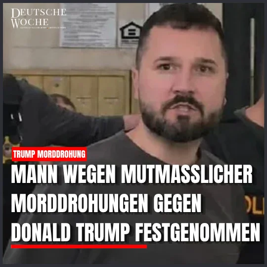 Mann wegen mutmaßlicher Morddrohungen gegen Donald Trump festgenommen