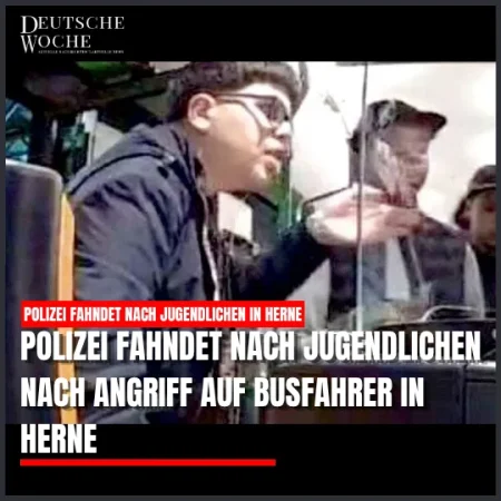 Polizei fahndet nach Jugendlichen nach Angriff auf Busfahrer in Herne