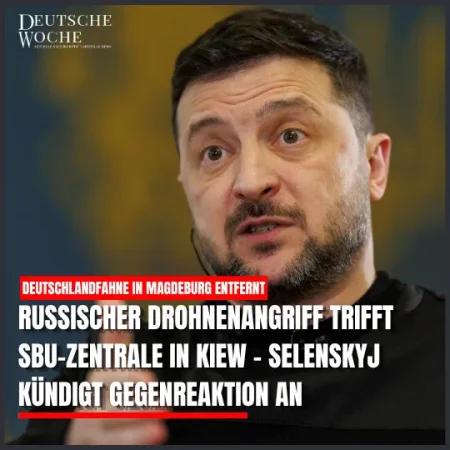 Russischer Drohnenangriff trifft SBU-Zentrale in Kiew – Selenskyj kündigt Gegenreaktion an