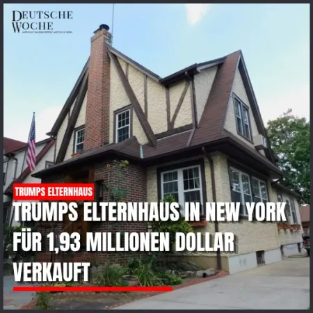 Trumps Elternhaus in New York für 1,93 Millionen Dollar verkauft