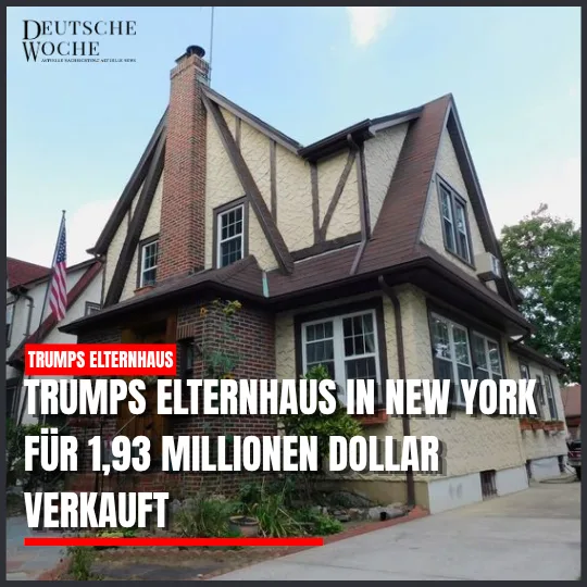 Trumps Elternhaus in New York für 1,93 Millionen Dollar verkauft Trumps Elternhaus in New York für 1,93 Millionen Dollar verkauft