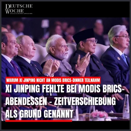 Xi Jinping fehlte bei Modis BRICS-Abendessen – Zeitverschiebung als Grund genannt