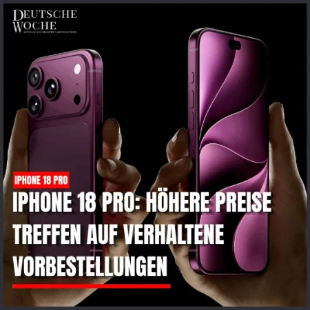 iPhone 18 Pro: Höhere Preise treffen auf verhaltene Vorbestellungen